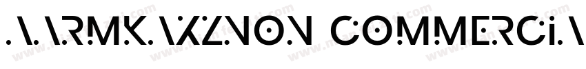 AaRMKAXZNon CommercialUse字体转换